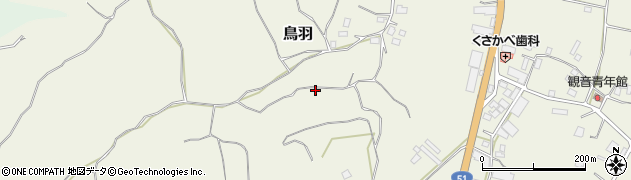 千葉県香取市鳥羽周辺の地図