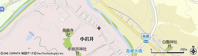 埼玉県飯能市小岩井125周辺の地図
