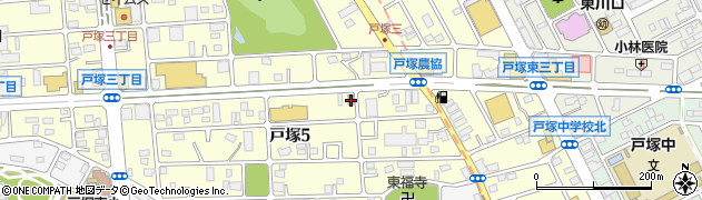 川口戸塚五郵便局周辺の地図