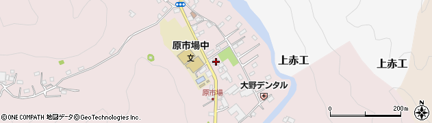 埼玉県飯能市原市場622周辺の地図