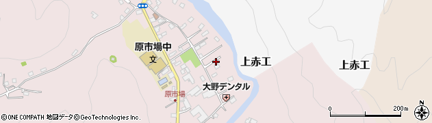 埼玉県飯能市原市場586周辺の地図