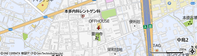 オフハウスさいたま栄和店周辺の地図