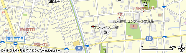 埼玉県越谷市川柳町2丁目555周辺の地図