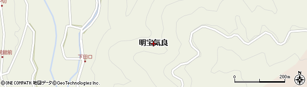 岐阜県郡上市明宝気良周辺の地図
