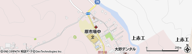 埼玉県飯能市原市場631周辺の地図