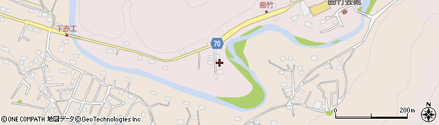 埼玉県飯能市原市場105周辺の地図