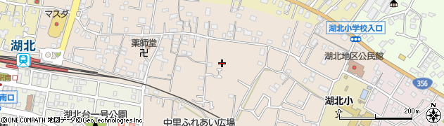 千葉県我孫子市中里周辺の地図