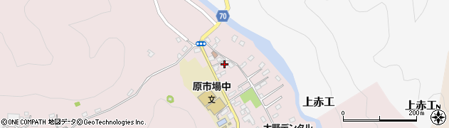 埼玉県飯能市原市場628周辺の地図