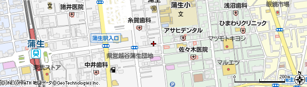 埼玉県越谷市蒲生寿町2472周辺の地図