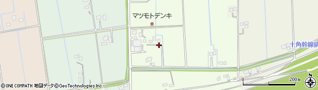 茨城県河内町（稲敷郡）猿島周辺の地図