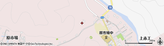 埼玉県飯能市原市場561周辺の地図