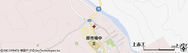 埼玉県飯能市原市場633周辺の地図