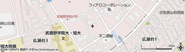 興研株式会社　狭山テクノヤード周辺の地図