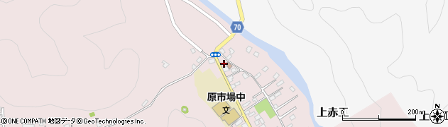 埼玉県飯能市原市場612周辺の地図