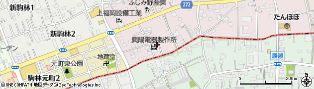 埼玉県ふじみ野市駒林147周辺の地図