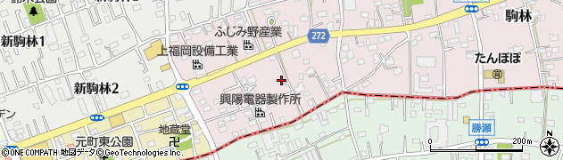 埼玉県ふじみ野市駒林178周辺の地図