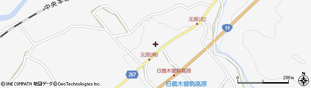長野県木曽郡木曽町日義3307周辺の地図