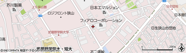 埼玉県狭山市広瀬台周辺の地図