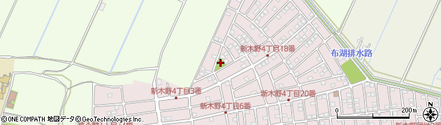 新木大坂下公園周辺の地図
