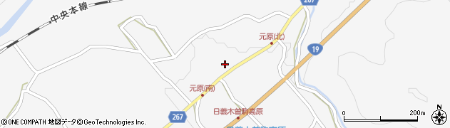 長野県木曽郡木曽町日義元原3336周辺の地図