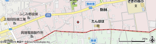 埼玉県ふじみ野市駒林98周辺の地図