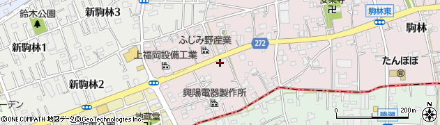 埼玉県ふじみ野市駒林176周辺の地図