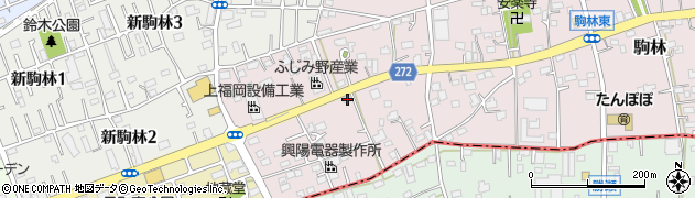埼玉県ふじみ野市駒林177周辺の地図