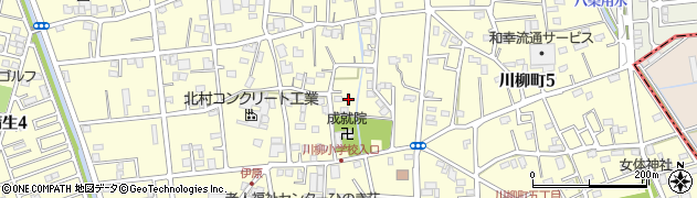 埼玉県越谷市川柳町周辺の地図