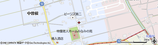 埼玉県吉川市中曽根1562周辺の地図