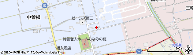 埼玉県吉川市中曽根1564周辺の地図