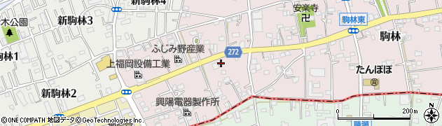 埼玉県ふじみ野市駒林194周辺の地図