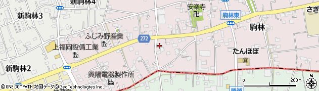 埼玉県ふじみ野市駒林125周辺の地図