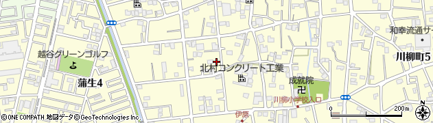 埼玉県越谷市川柳町2丁目360周辺の地図