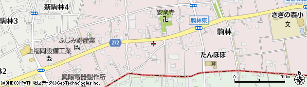 埼玉県ふじみ野市駒林122周辺の地図