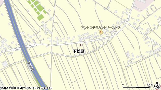 〒350-1153 埼玉県川越市下松原の地図