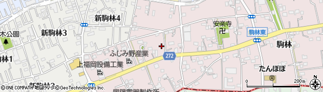 埼玉県ふじみ野市駒林188周辺の地図