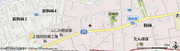 埼玉県ふじみ野市駒林181周辺の地図