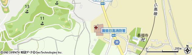 埼玉西部消防局飯能日高消防署　予防指導課周辺の地図