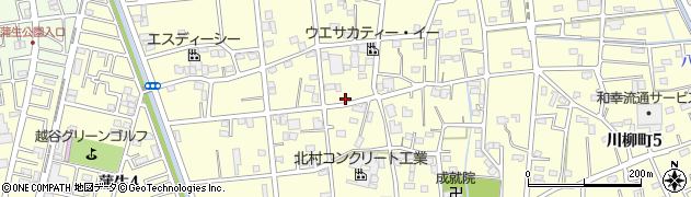 埼玉県越谷市川柳町2丁目168周辺の地図
