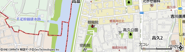 観龍院周辺の地図