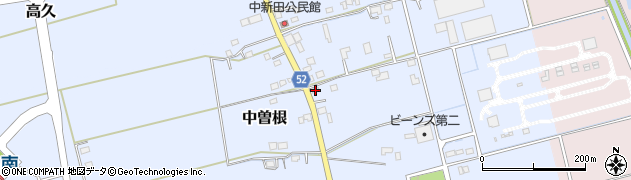 埼玉県吉川市中曽根1493周辺の地図