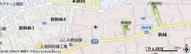 埼玉県ふじみ野市駒林183周辺の地図