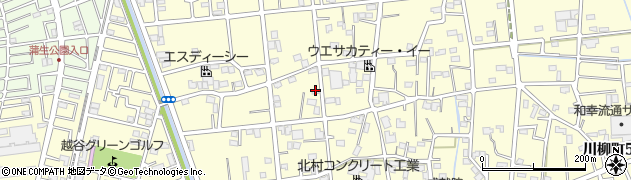 埼玉県越谷市川柳町2丁目160周辺の地図