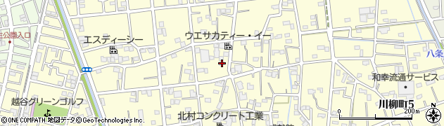 埼玉県越谷市川柳町2丁目180周辺の地図