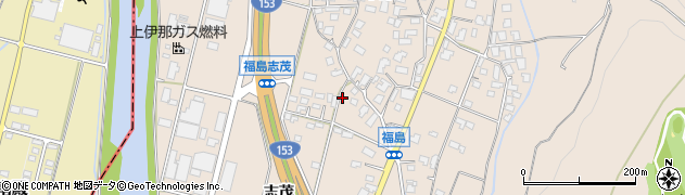 長野県伊那市福島22周辺の地図