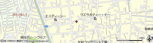 埼玉県越谷市川柳町2丁目155周辺の地図