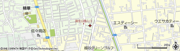 埼玉県越谷市蒲生東町11周辺の地図