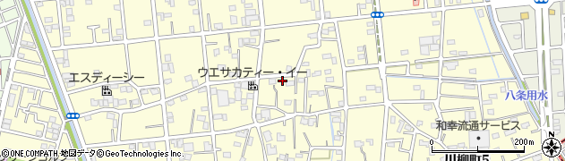 埼玉県越谷市川柳町2丁目190周辺の地図