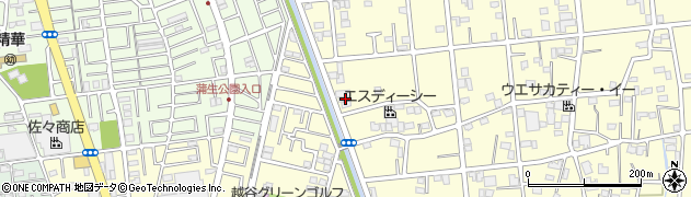 埼玉県越谷市川柳町2丁目123周辺の地図