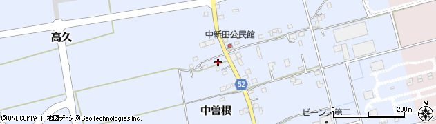 埼玉県吉川市中曽根1378周辺の地図